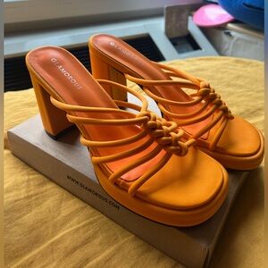 ASOS Orange Heels